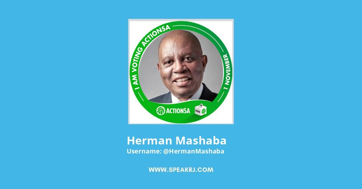 Herman Mashaba Twitter Stats