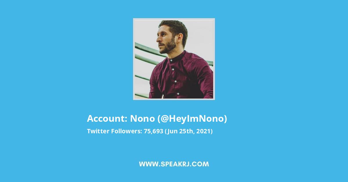 Nono Twitter Stats