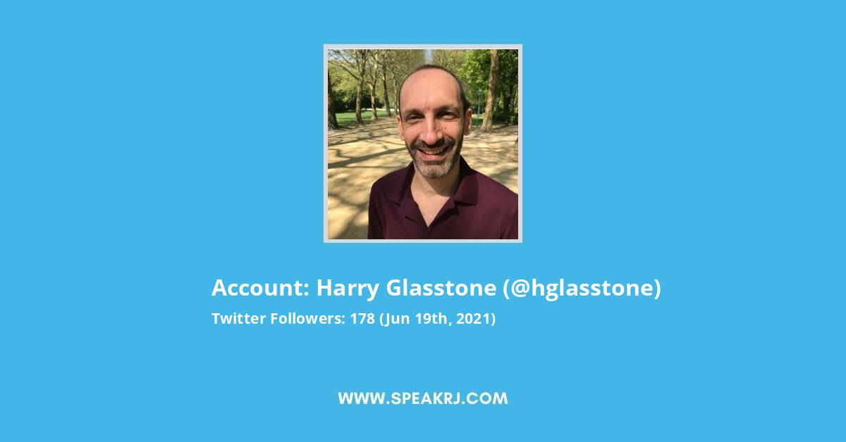 Harry Glasstone Twitter Stats