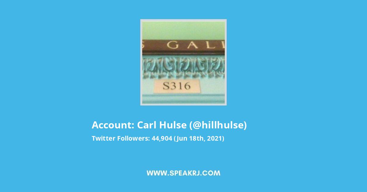 Carl Hulse Twitter Stats