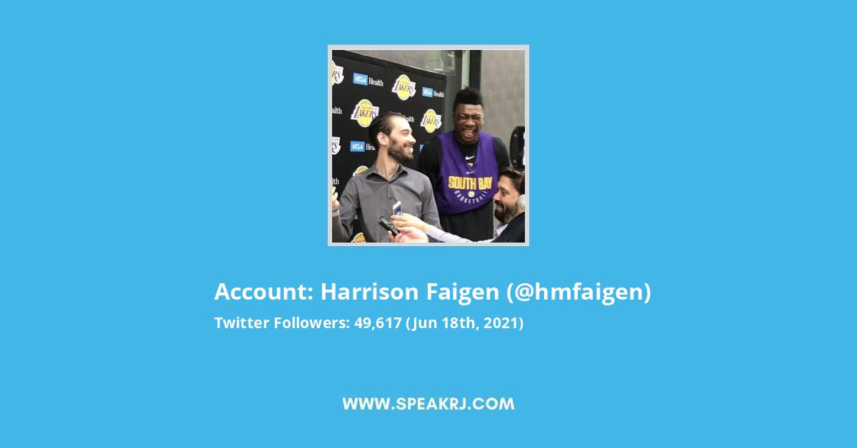 Harrison Faigen Twitter Stats