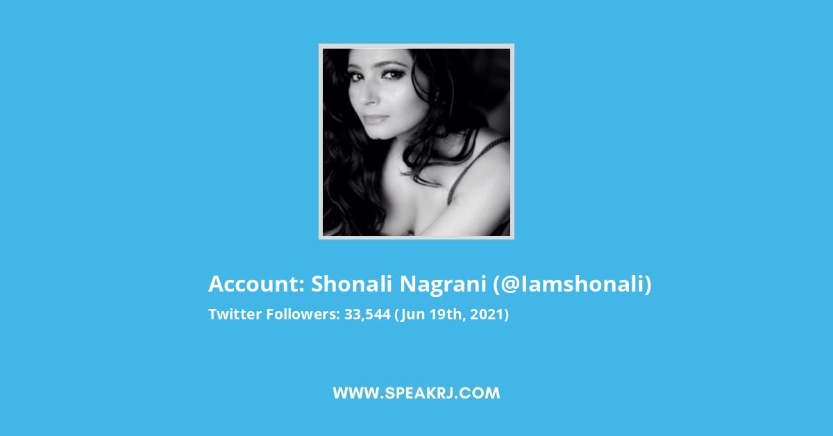 Shonali Nagrani Twitter Stats