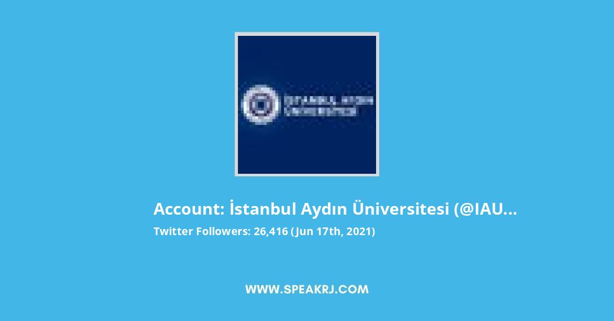 İstanbul Aydın Üniversitesi Twitter Stats