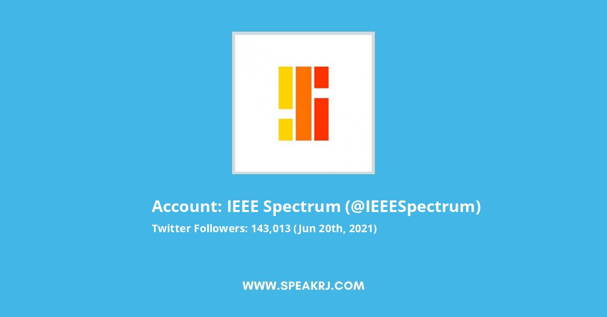 IEEE Spectrum Twitter Stats