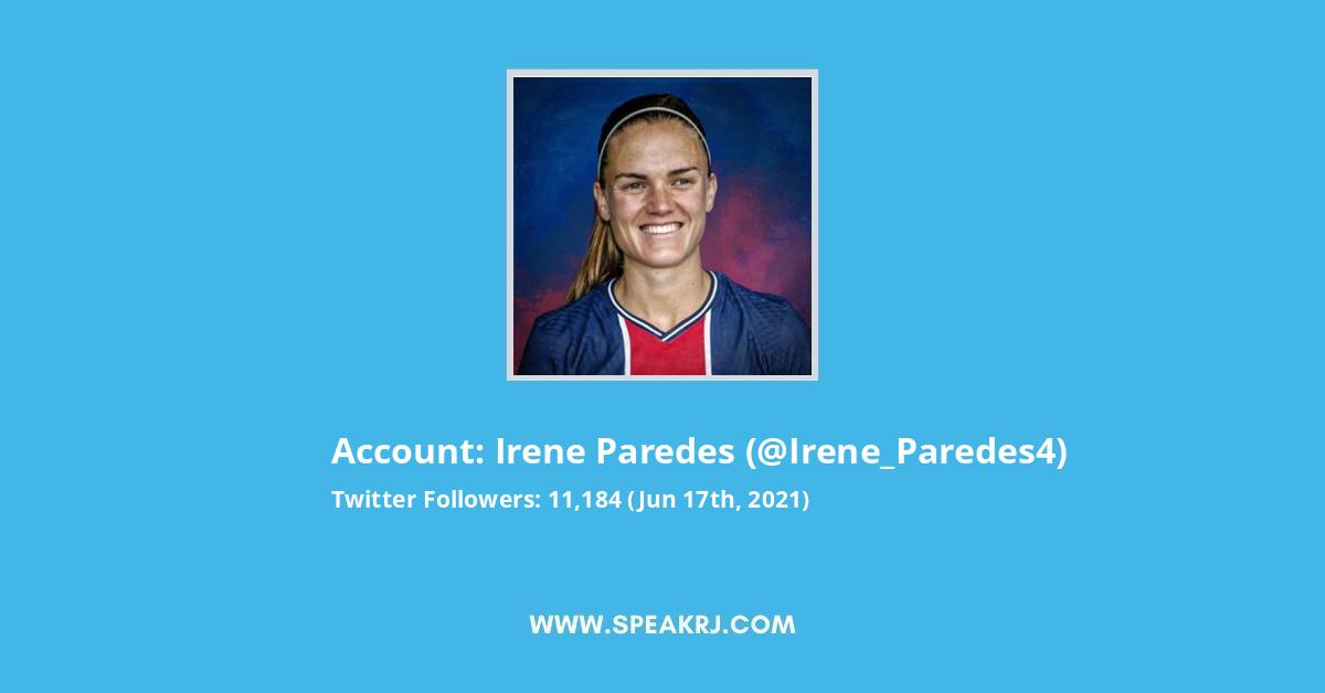 Irene Paredes Twitter Stats