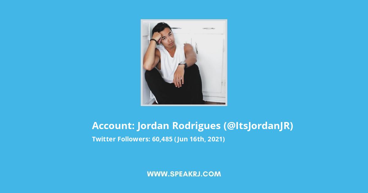 Jordan Rodrigues Twitter Stats