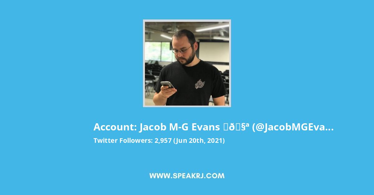 Jacob M-G Evans โ๐งช Twitter Stats