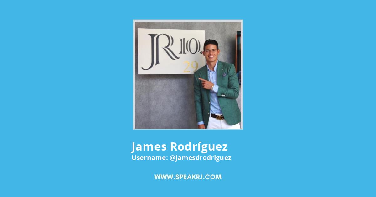 James Rodríguez Twitter Stats