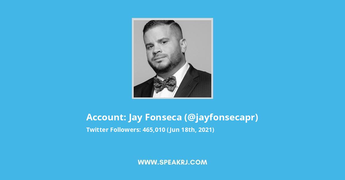 Jay Fonseca Twitter Stats