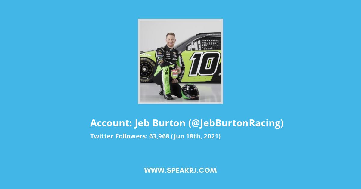 Jeb Burton Twitter Stats