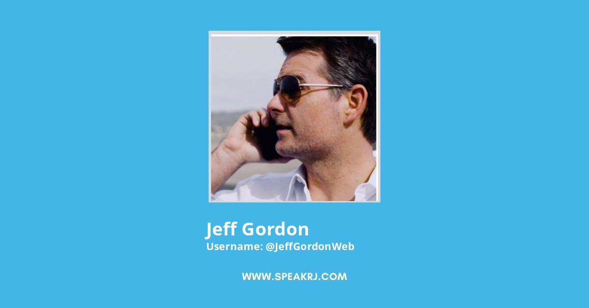Jeff Gordon Twitter Stats