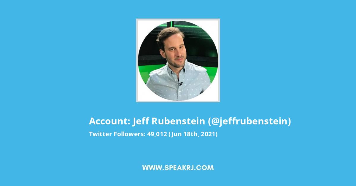 Jeff Rubenstein Twitter Stats