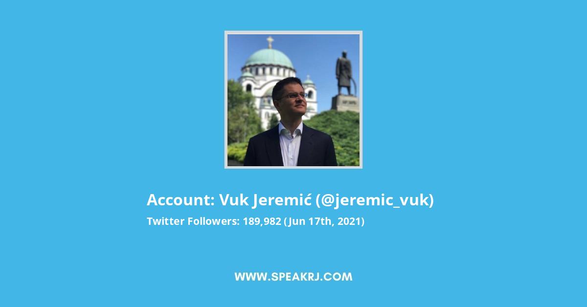 Vuk Jeremić Twitter Stats