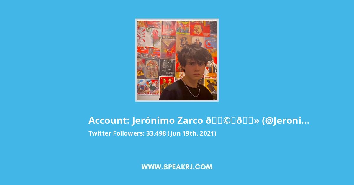 Jerónimo Zarco ☭ Twitter Stats