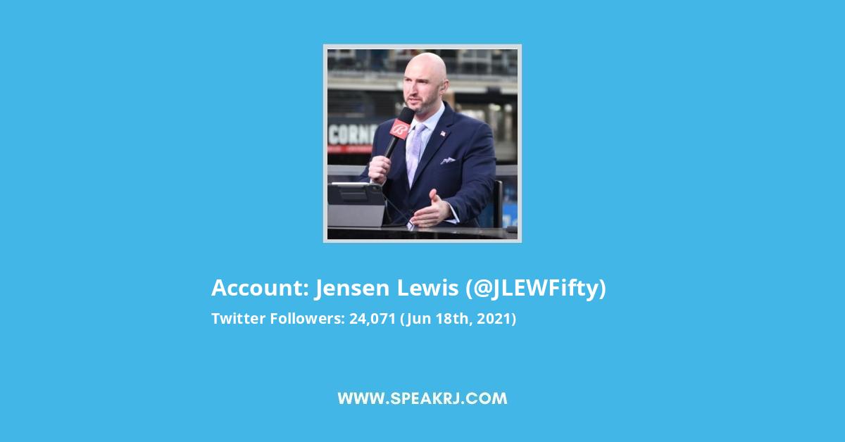 Jensen Lewis Twitter Stats