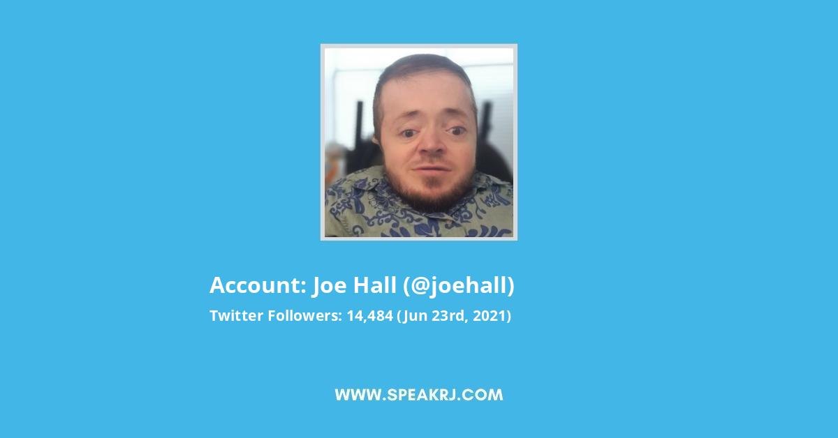 Joe Hall Twitter Stats