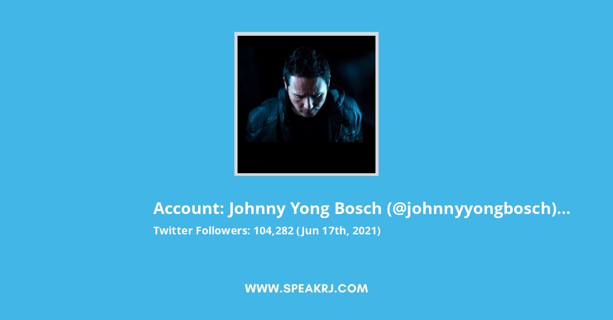 Johnny Yong Bosch Twitter Stats