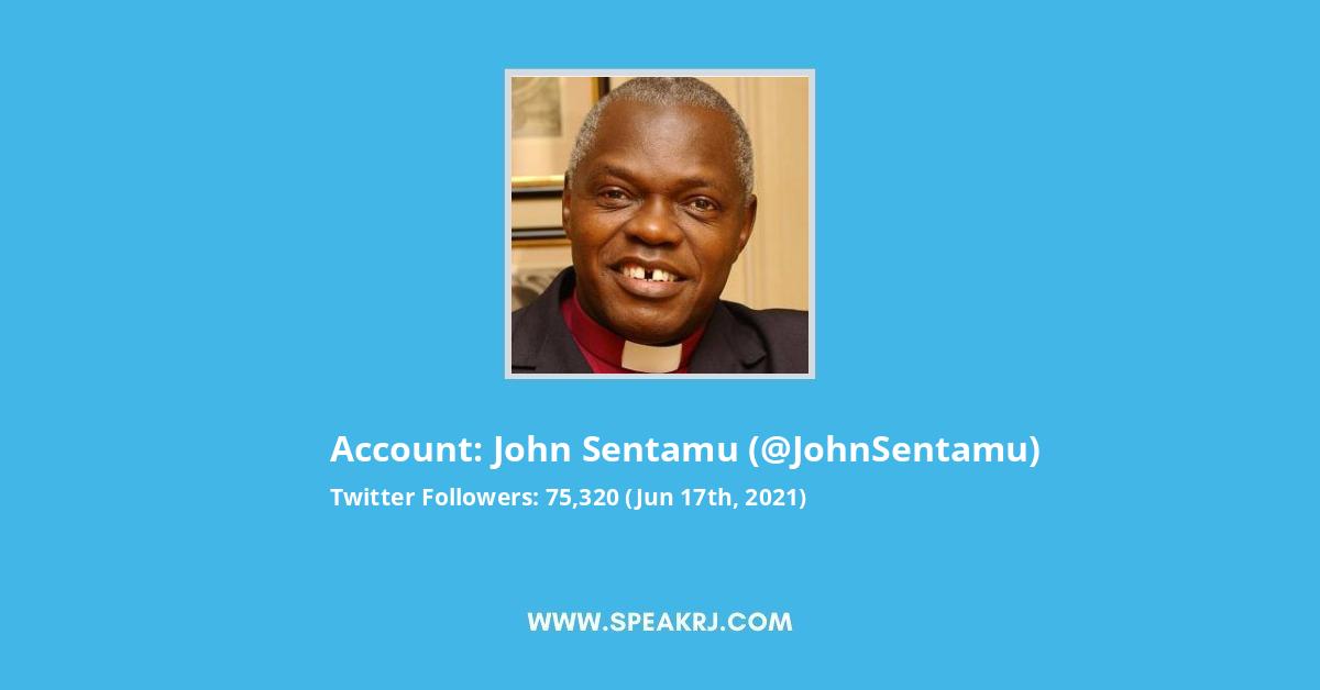 John Sentamu Twitter Stats