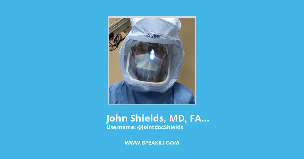 John Shields, MD, FAAOS Twitter Stats
