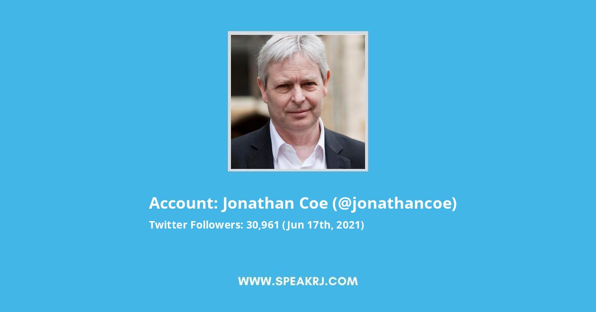 Jonathan Coe Twitter Stats