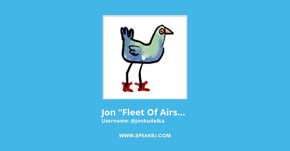 Jon “Fleet Of Airships” Kudelka Twitter Stats
