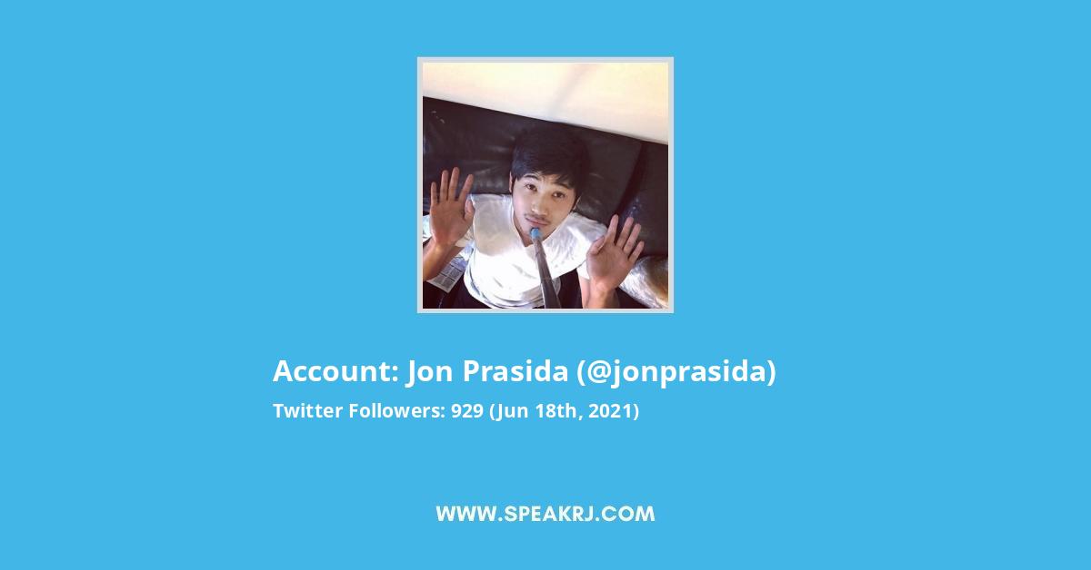 Jon Prasida Twitter Stats