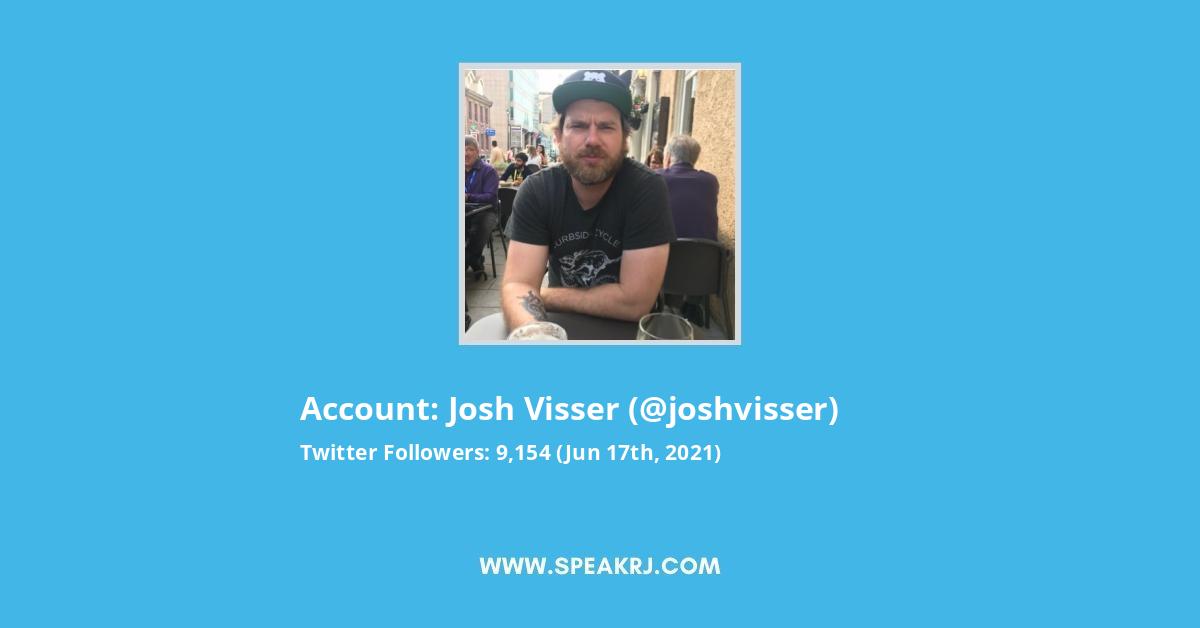Josh Visser Twitter Stats