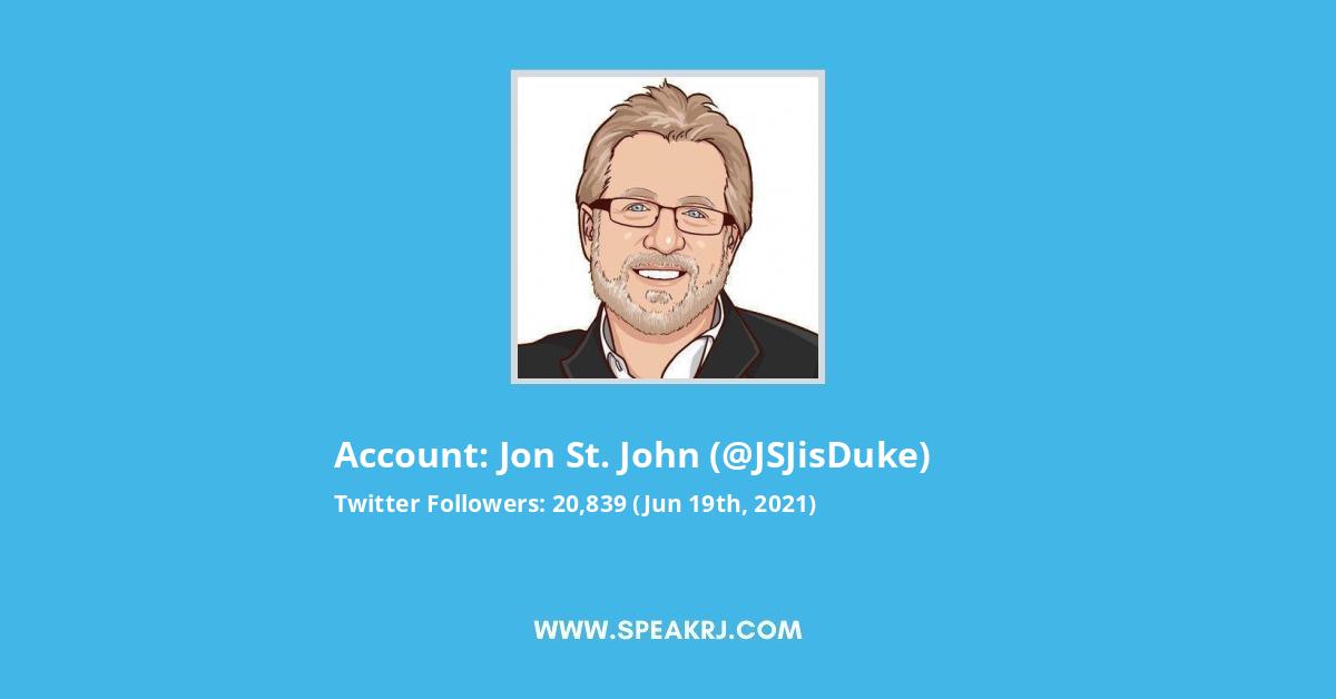 Jon St. John Twitter Stats