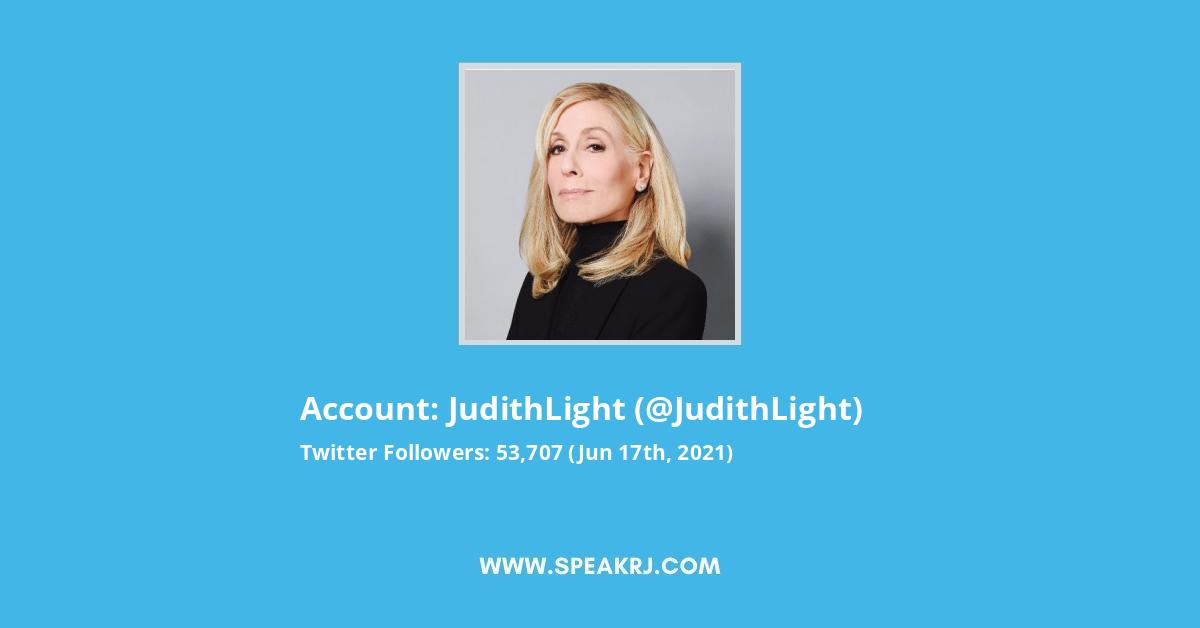 JudithLight Twitter Stats