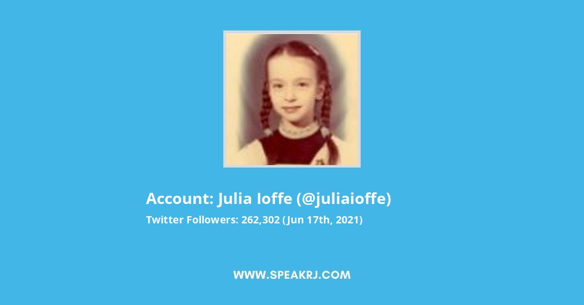 Julia Ioffe Twitter Stats