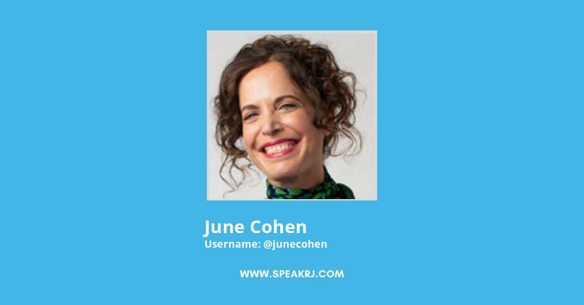 June Cohen Twitter Stats
