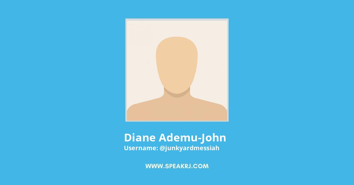 Diane Ademu-John Twitter Stats