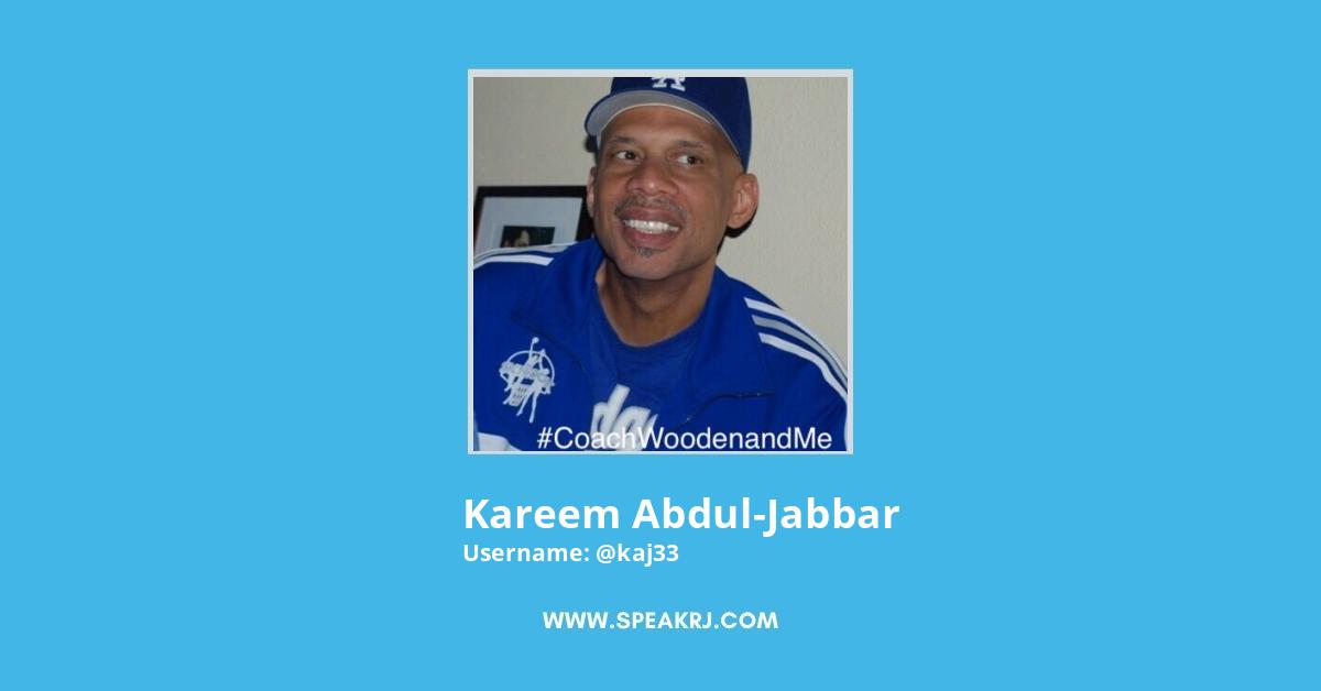 Kareem Abdul-Jabbar Twitter Followers Statistics / Analytics ...