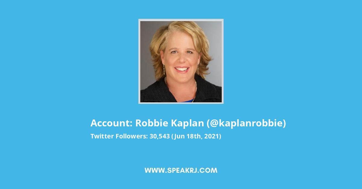 Robbie Kaplan Twitter Stats