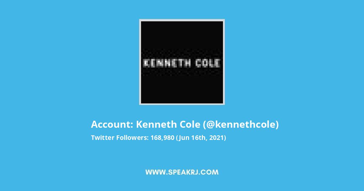 Kenneth Cole Twitter Stats