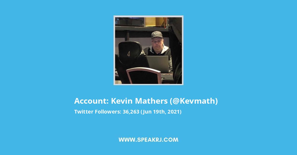 Kevin Mathers Twitter Stats
