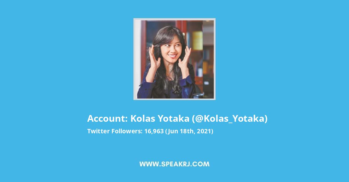 Kolas Yotaka Twitter Stats