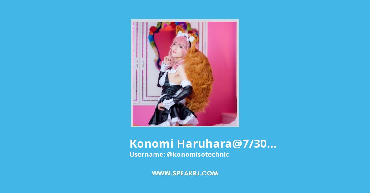 Konomi Haruhara@11/12 すてぃぶり Twitter Stats