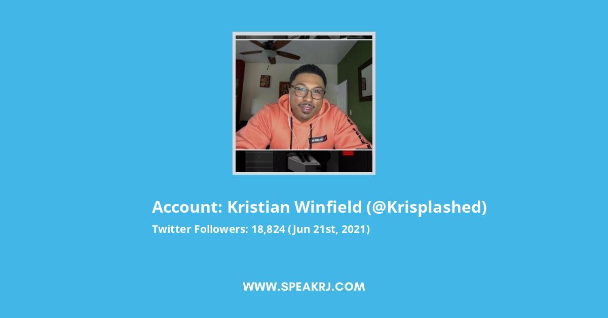 Kristian Winfield Twitter Stats