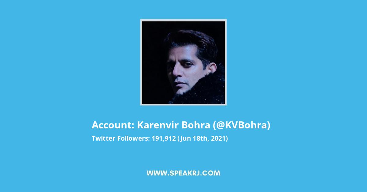 Karenvir Bohra Twitter Stats