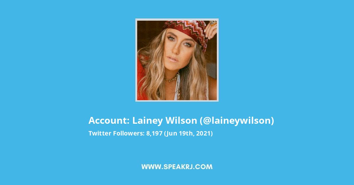 Lainey Wilson Twitter Stats