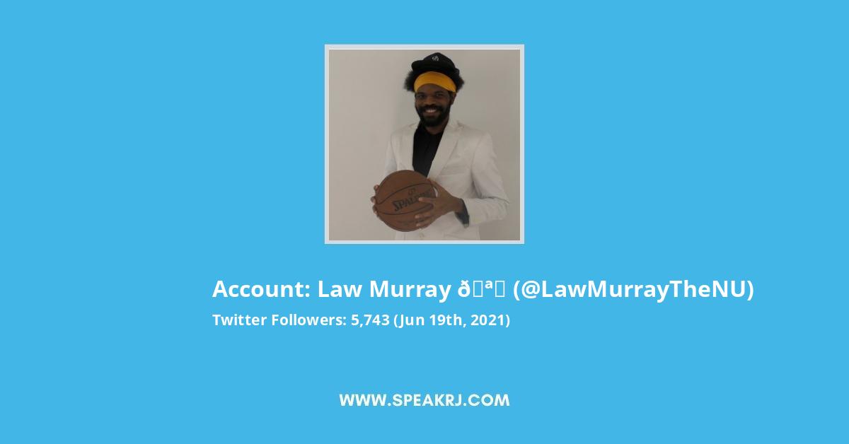 Law Murray ▶ Twitter Stats