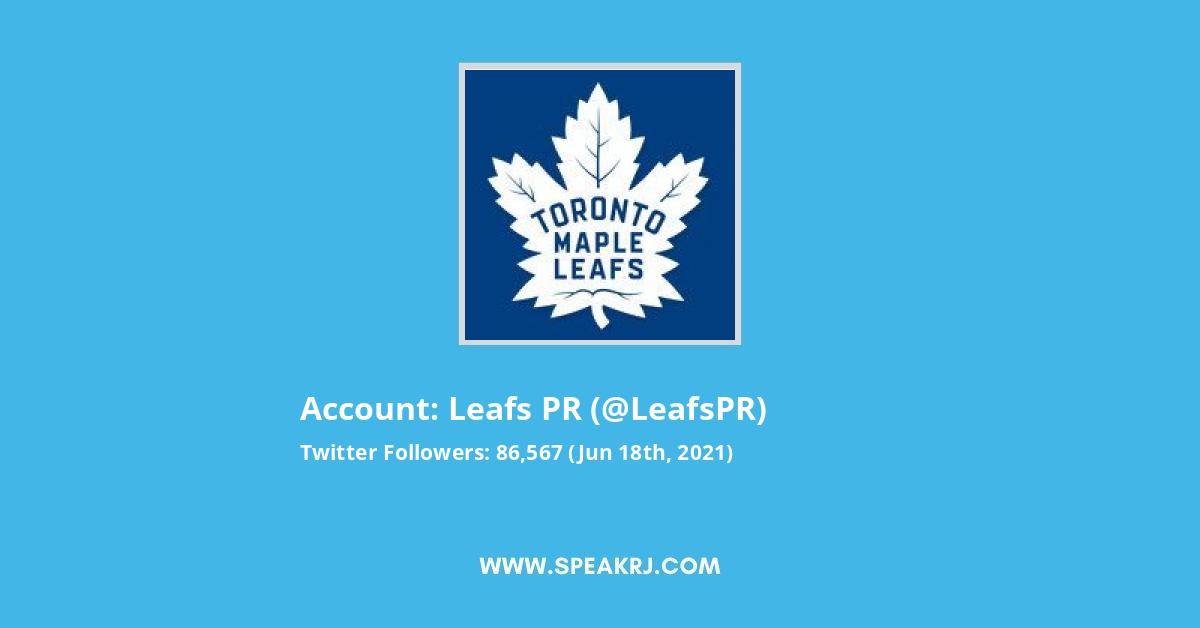 Leafs PR Twitter Stats