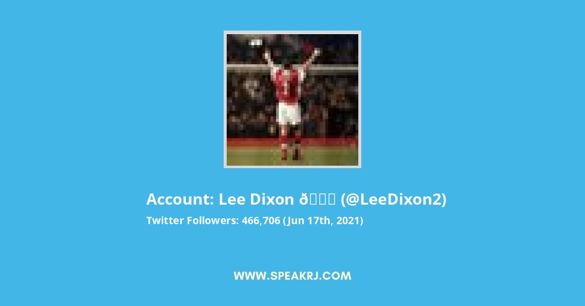 Lee Dixon π Twitter Stats