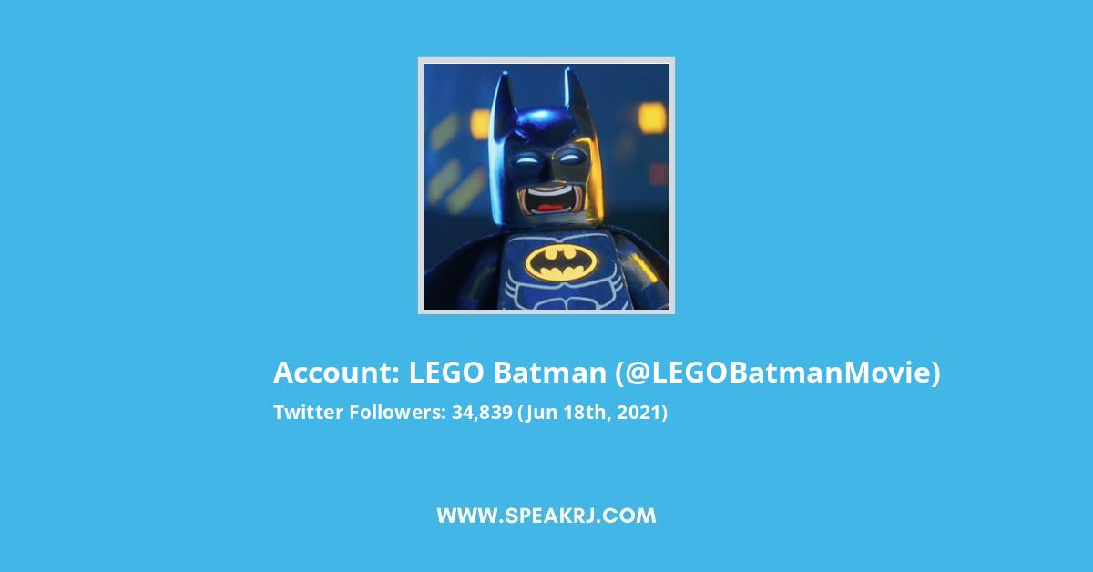 LEGO Batman Twitter Followers Statistics / Analytics - SPEAKRJ Stats