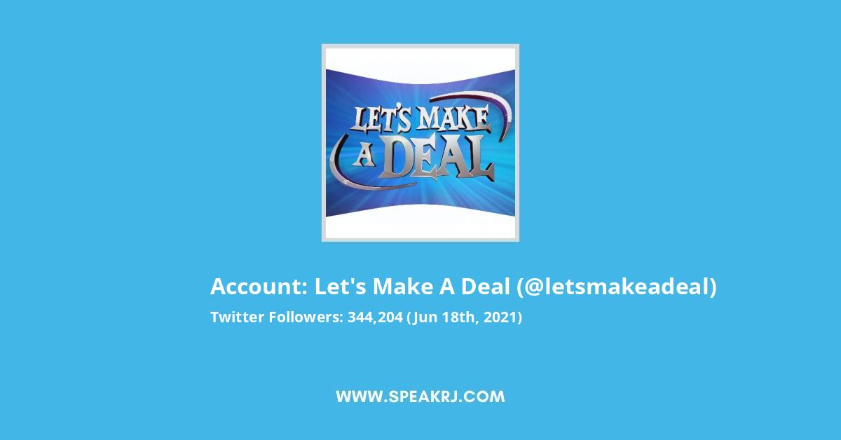Let's Make a Deal Twitter Stats