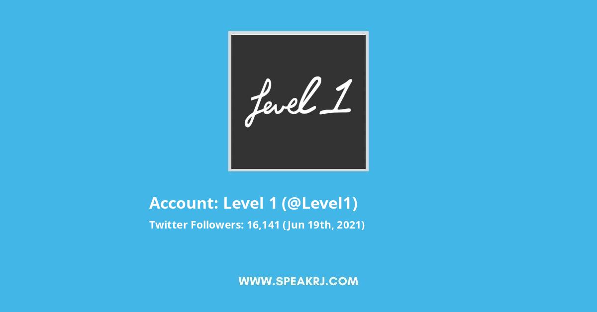 Level 1 Twitter Stats