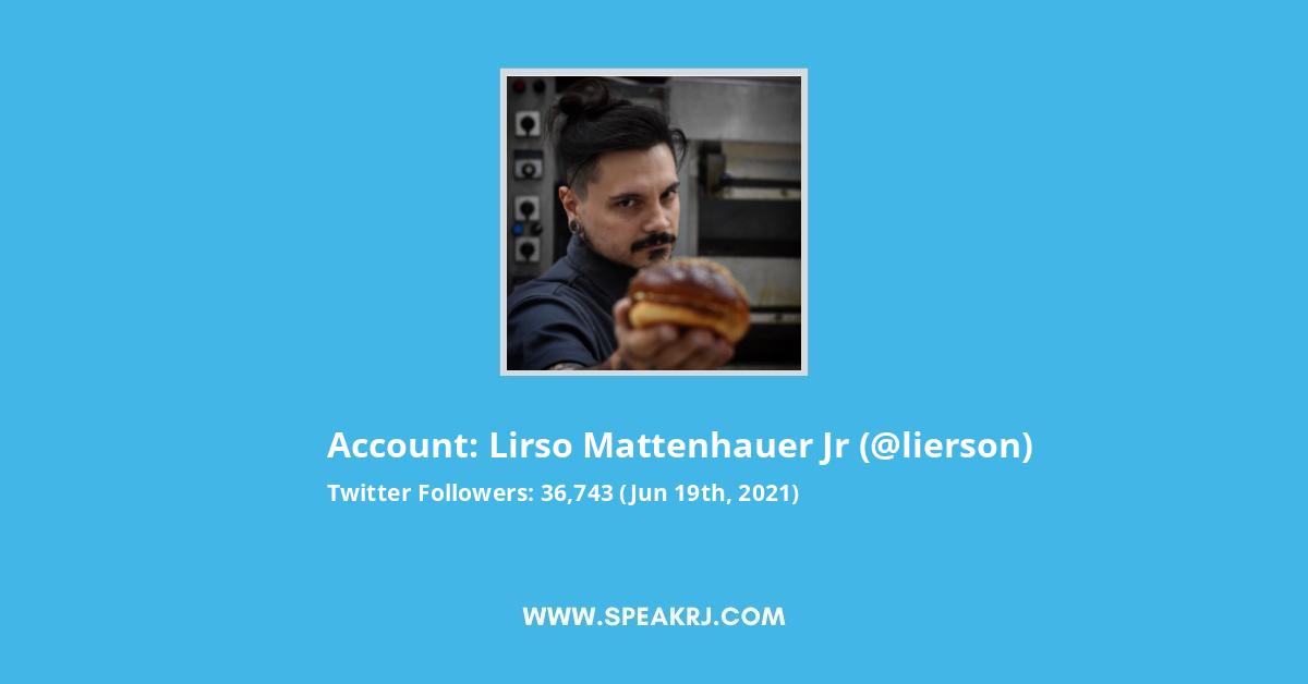 Lirso Mattenhauer Jr Twitter Stats