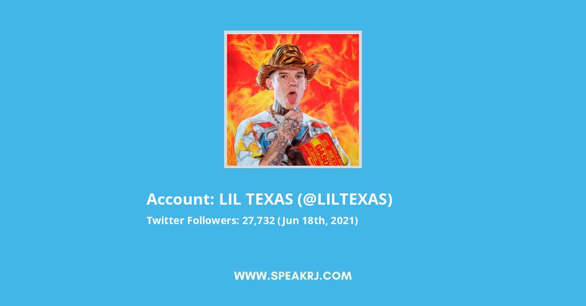 LIL TEXAS Twitter Stats