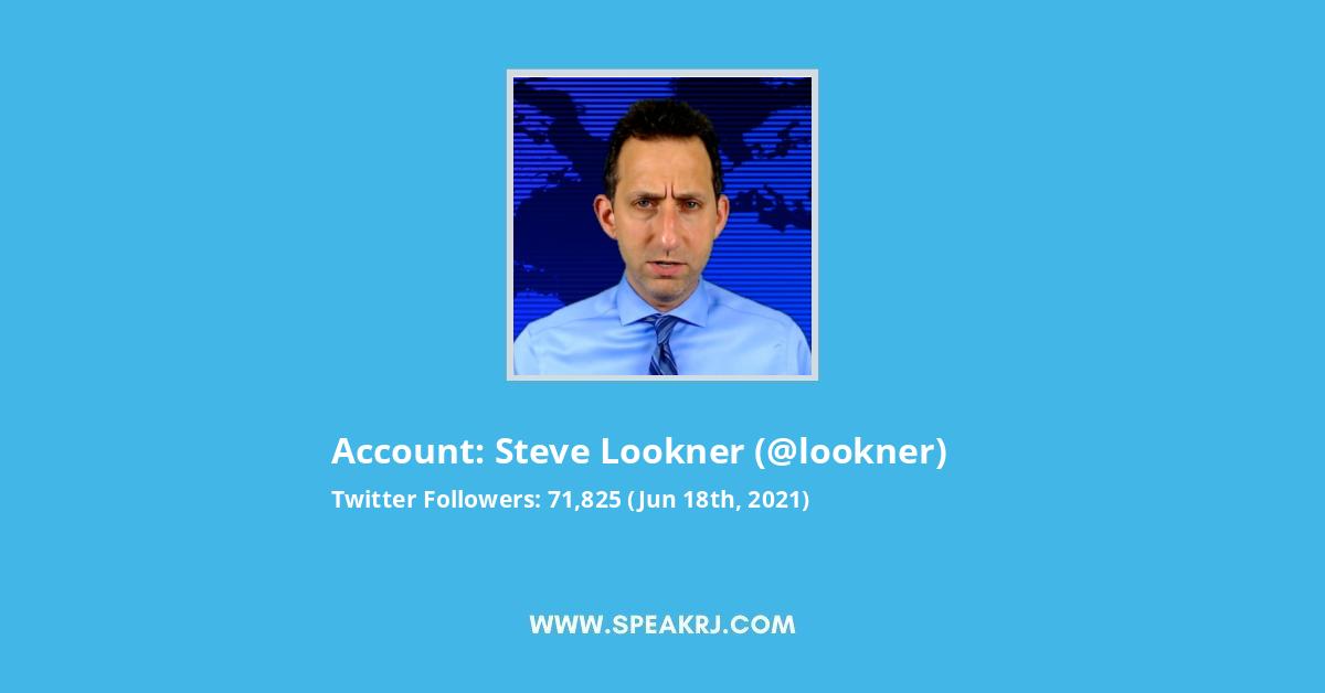 Steve Lookner Twitter Stats